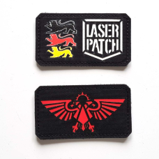 Adeptus Terra - Lasercut Patch mit Klett