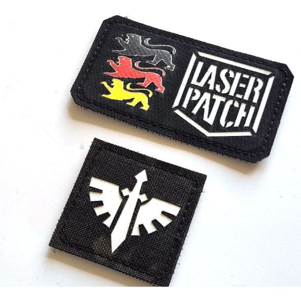 Crux Terminatus - Lasercut Patch mit Klett
