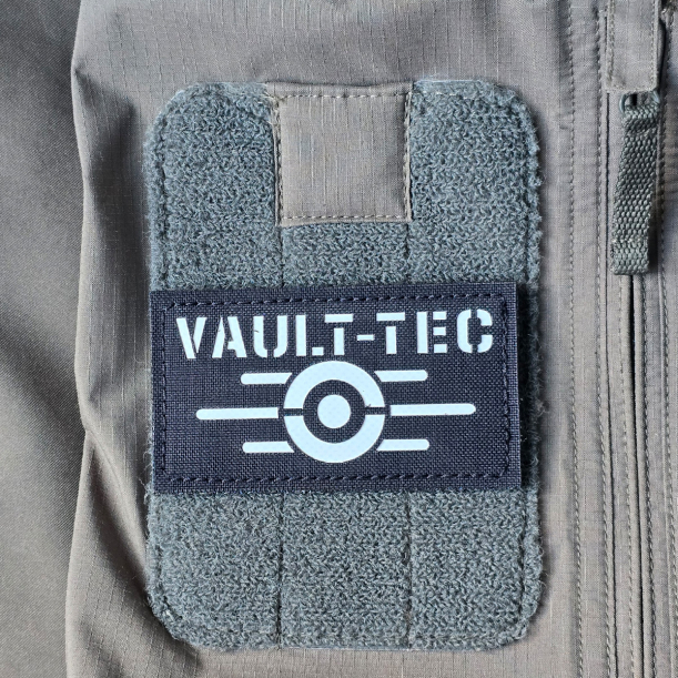 Fallout Vault-Tec Logo Gaming Morale Patch - Post-Apocalyptic