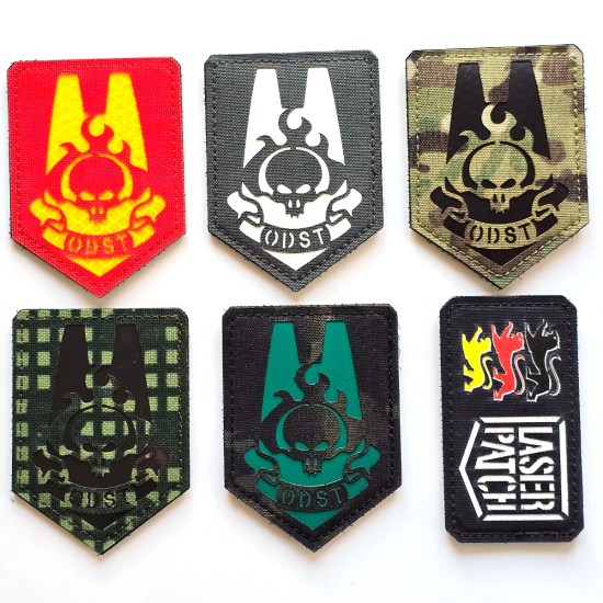 Halo - ODST - UNSC  | Halo Unit Logo| Lasercut Custom Patch