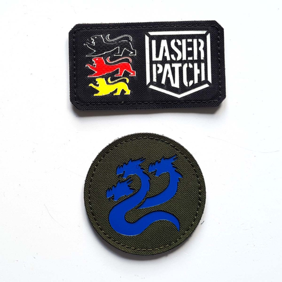 Alpha Legion - Lasercut Patch mit Klett
