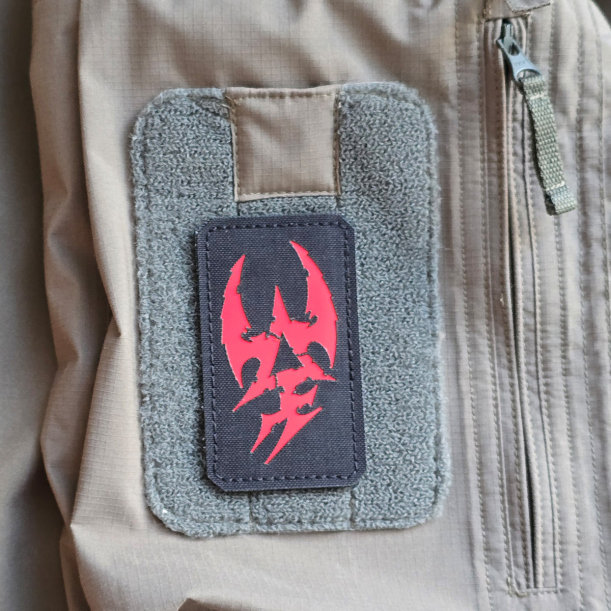 Dark Eldar  - Lasercut Patch mit Klett