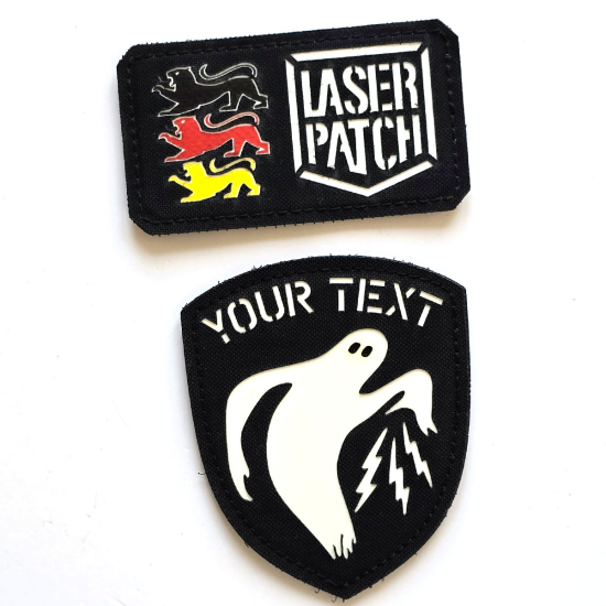 WW2 – The Ghost Army Military Patch mit Ihrem Text - Lasercut Patch mit Klett