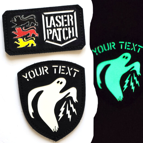 WW2 – The Ghost Army Military Patch mit Ihrem Text - Lasercut Patch mit Klett