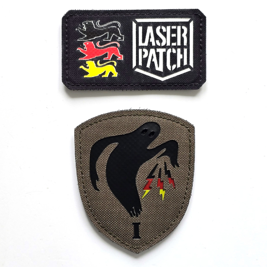 WW2 – The Ghost Army Military Patch mit Ihrem Text - Lasercut Patch mit Klett