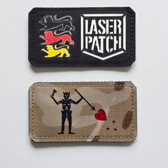 Blackbeard Piratenflagge Moral Patch - Taktischer Klettverschluss