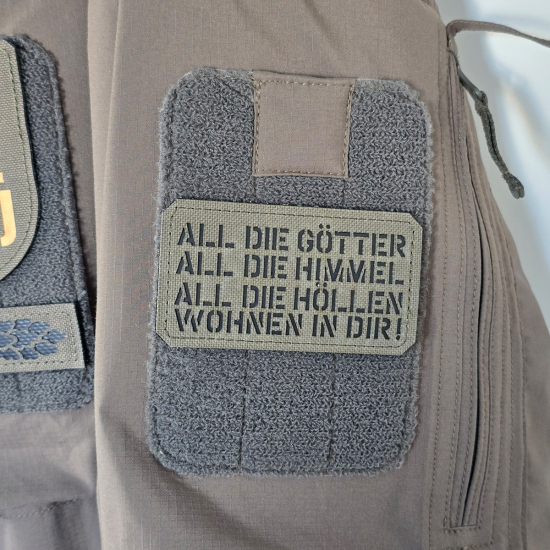 All Die Götter Germanischer Moral Patch - Taktisches Design