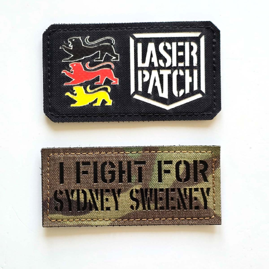 I Fight For Sydney Sweeney | I Fight For Taylor Swift | Lasercut Cordura Custom Patch