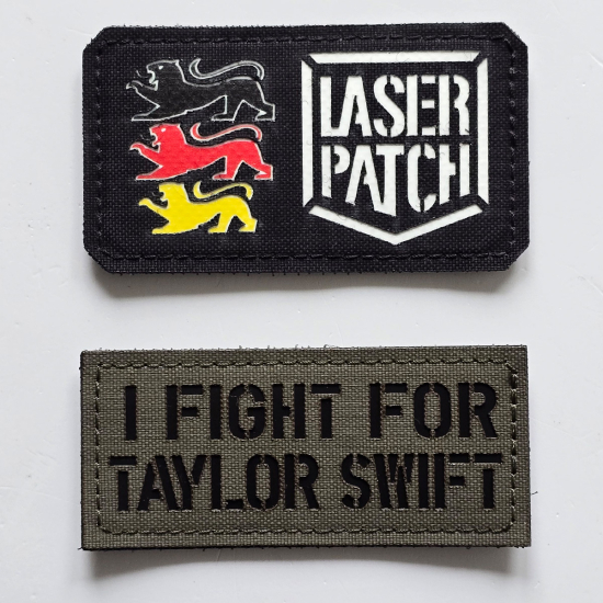 I Fight For Sydney Sweeney | I Fight For Taylor Swift | Lasercut Cordura Custom Patch