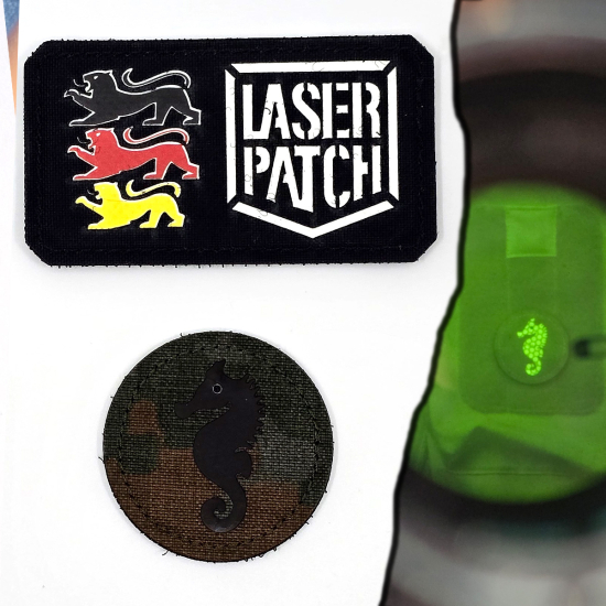 Seepferdchen Meereslebewesen Moral Patch - Ozean Tier