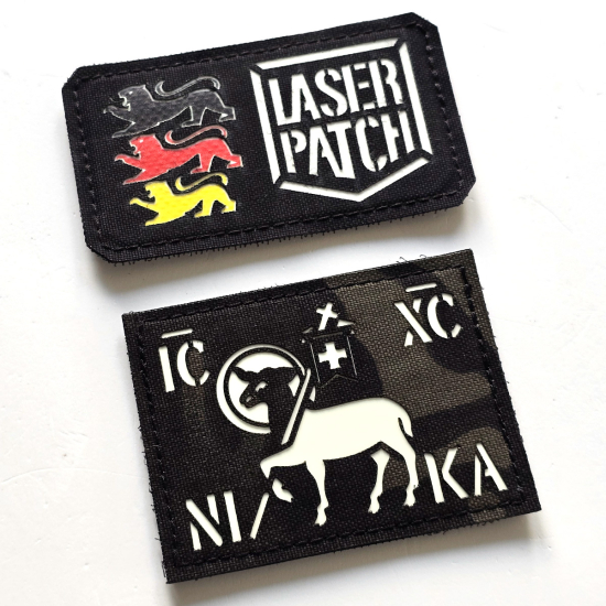 Lutherrose Martin Luther Laser Patch