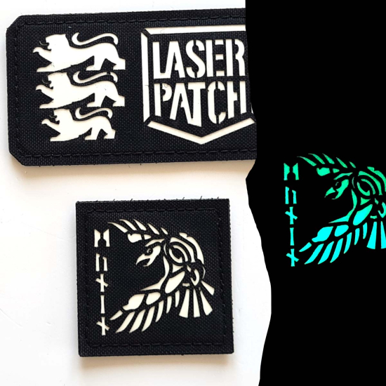 Nordic Viking - Raven of Odin Lasercut Patch