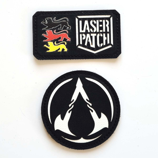 Nordic Wiking Age - Thors Hammer Schutzrunen Lasercut Patch