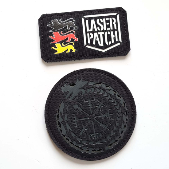 Nordic Wiking Age - Triangle Valknut SchutzrunenLasercut Patch