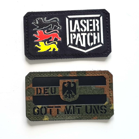 BW Germany Military - Gott mit Uns - Lasercut Patch mit Klett
