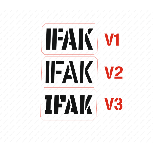IFAK - First Aid Kit Patch - Tactical Patch