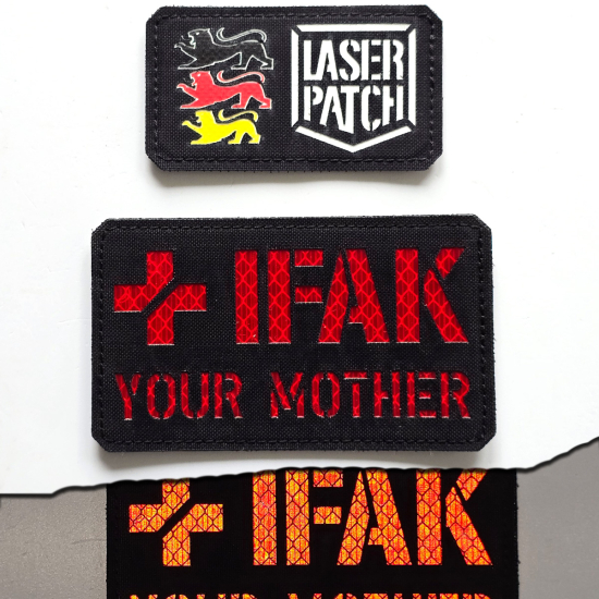 Chestrigs - Plattenträger - für die Tactical Vest Benutzerdefinierter - Lasercut Patch mit Klett