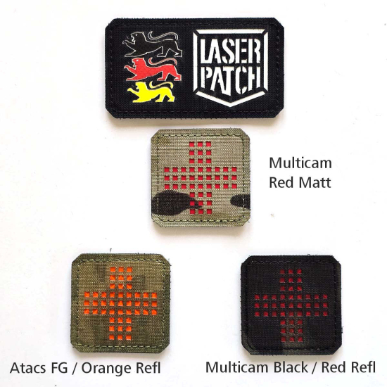 Red Cross Patches - International Medical Symbol Identifier