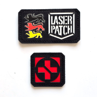 Rotes Kreuz - Medic - Lasercut Patch mit Klett
