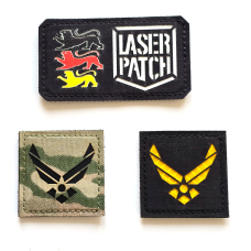 America Flag Army mit Rang Abzeichen - Lasercut Patch mit Klett