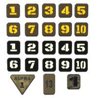 Square Name Patch - Custom Tactical ID Tag