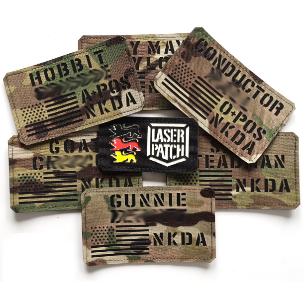 Großes - Chestrigs - Plattenträger - für die Tactical Vest Benutzerdefinierter - Lasercut Patch mit Klett