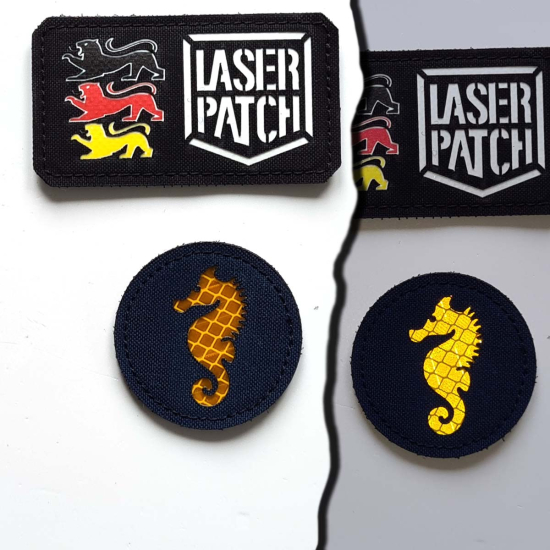 Seepferdchen Meereslebewesen Moral Patch - Ozean Tier