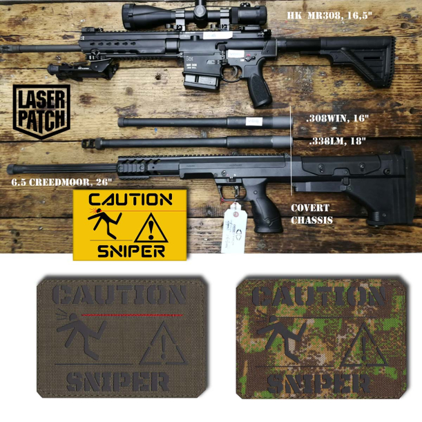 Scharfschütze Taktisch Militär Moral Patch - Spezialkräfte