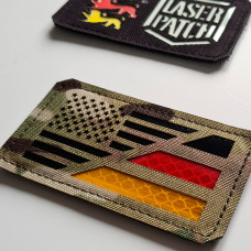 USA-Deutschland Dual Flagge Patch - Allianz