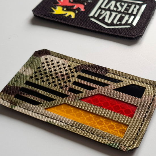 USA-Deutschland Dual Flagge Patch - Allianz