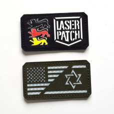 USA-Israel Flaggen-Patch - Verbündete Nationen