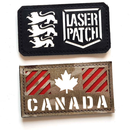 Kanada Flagge Patch - Taktischer Multicam Arid