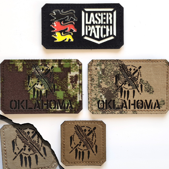 Oklahoma Bundesstaat Flagge Patch - Indianer Schild