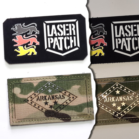 Arkansas Bundesstaat Flagge Patch - Multicam