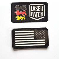 Amerikanischer Reverse Flaggen-Patch - Militäreinsatz