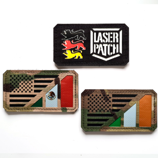 USA-Irland Dual Flagge Patch - Irisch-Amerikanisches Erbe