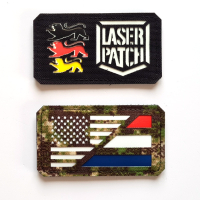 USA-Holland Dual Flagge Patch - Niederländisch-Amerikanische Allianz