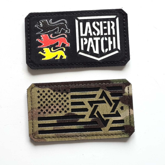 USA-Israel Multicam Flaggen-Patch - Strategische Allianz
