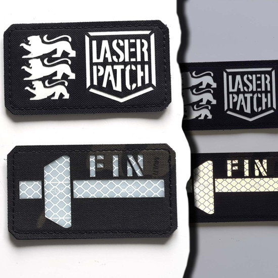 Finnland Flagge Patch - Nordisches Kreuz