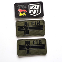 Finnland Flagge Olive Patch - Militär Einsätze