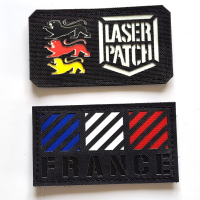 Frankreich Multicam Flagge Patch - Französische Einsätze