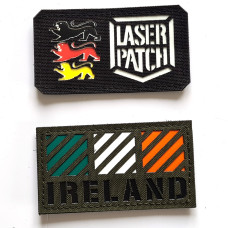 Irland Flagge Patch - Irische Trikolore