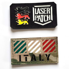 Italien Multicam Flaggen-Patch - Italienische Einsätze