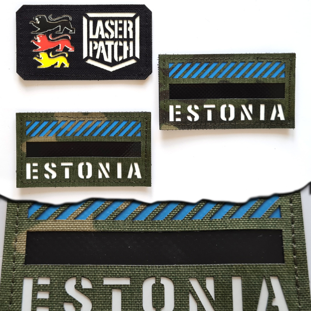 Estland Flagge Patch - Baltische Nation