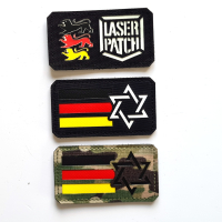 Israel-Deutschland Dual-Flaggen-Patch - Allianz