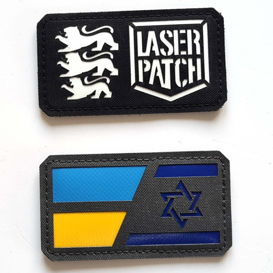 Israel-Ukraine Flagge Patch - Internationale Unterstützung