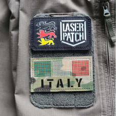Italien Taktischer Flaggen-Patch - Trikolore Militär