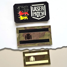 Spanien Einfacher Flaggen-Patch - Rot und Gelb