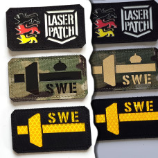 Schweden Multicam Flaggen-Patch - Nordisch Taktisch