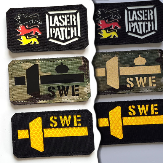 Schweden Multicam Flaggen-Patch - Nordisch Taktisch